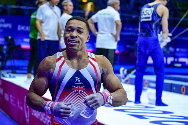 Zagreb, Croatia, 220826. 37th European Men s Artistic Gymnastics Championships, Individual Apparatus Finals at Arena Zagreb. Horizontal Bar, Joe Fraser, Great Britian. Photo: Ivana Grgic CROPIX Zagreb Croatia Copyright: xxIvanaxGrgicx disciplina_preca35-220826