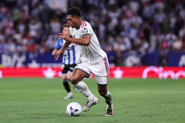 August 22, 2026, Cornella, Barcelona, SPAIN: Jude Bellingham of Real Madrid CF in action during the Spanish league, LaLiga EA Sports, football match played between RCD Espanyol and Real Madrid CF at RCDE Stadium on August 22, 2026 in Cornella, Spain. RCD Espanyol V Real Madrid CF - LaLiga EA Sports  - ZUMAa181 20260822_zaa_a181_276 Copyright: xJavierxBorregox
