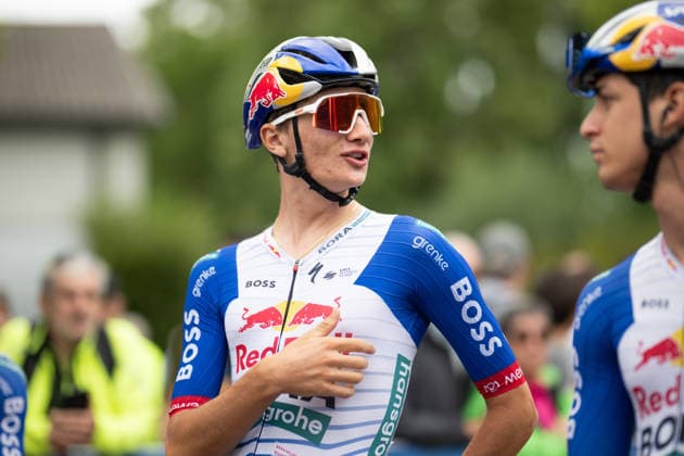 Lidl Deutschland Tour, Etappe 3, 22.08.2026 Giulio Pellizzari (ITA, Red Bull - BORA - hansgrohe) Herxheim Germany *** Lidl Germany Tour, Stage 3, August 22, 2026 Giulio Pellizzari (ITA), Red Bull BORA hansgrohe, Herxheim, Germany Copyright: xCarlaxHilgerx