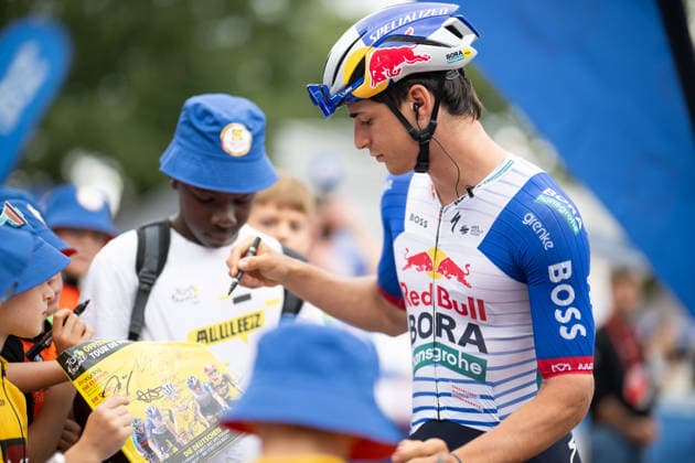 Lidl Deutschland Tour, Etappe 3, 22.08.2026 Alessio Magagnotti (ITA, Red Bull - BORA - hansgrohe Rookies) Herxheim Germany *** Lidl Germany Tour, Stage 3, August 22, 2026 Alessio Magagnotti (ITA), Red Bull BORA hansgrohe Rookies Herxheim, Germany Copyright: xCarlaxHilgerx