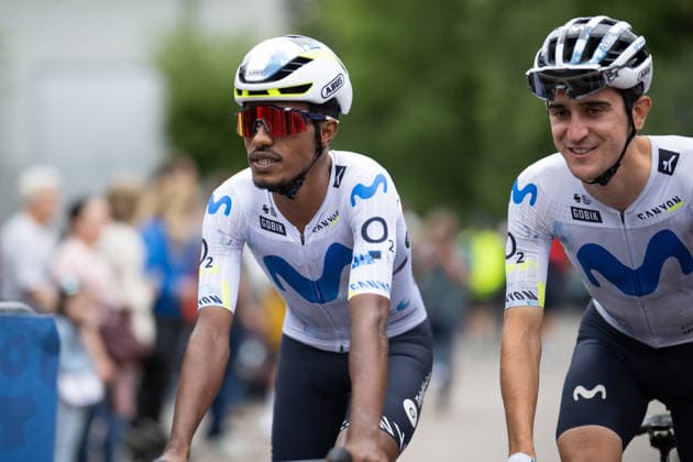 Lidl Deutschland Tour, Etappe 3, 22.08.2026 Natnael Tesfatsion (ERI, Movistar Team) Herxheim Germany *** Lidl Germany Tour, Stage 3, August 22, 2026 Natnael Tesfatsion ERI, Movistar Team Herxheim, Germany Copyright: xCarlaxHilgerx