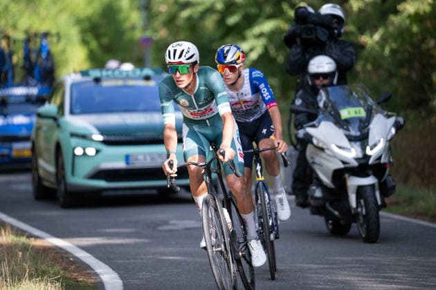 Lidl Deutschland Tour, Etappe 3, 22.08.2026 Isaac del Toro (MEX, UAE Team Emirates - XRG) Bad Dürkheim Germany *** Lidl Germany Tour, Stage 3, August 22, 2026 Isaac del Toro (MEX), UAE Team Emirates (XRG), Bad Dürkheim, Germany Copyright: xCarlaxHilgerx