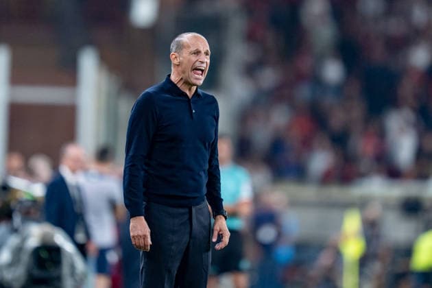 Genoa CFC v SSC Napoli - Serie A Enilive Massimiliano Allegri Head Coach of SSC Napoli yells during the Serie A Enilive match between Genoa CFC and SSC Napoli at Luigi Ferraris Stadium on August 22, 2026 in Genoa, Italy Genoa Luigi Ferraris Stadium Liguria Italy Copyright: xGiuseppexMaffiax 260822SerieA_Genoa-Napoli_GM_02541