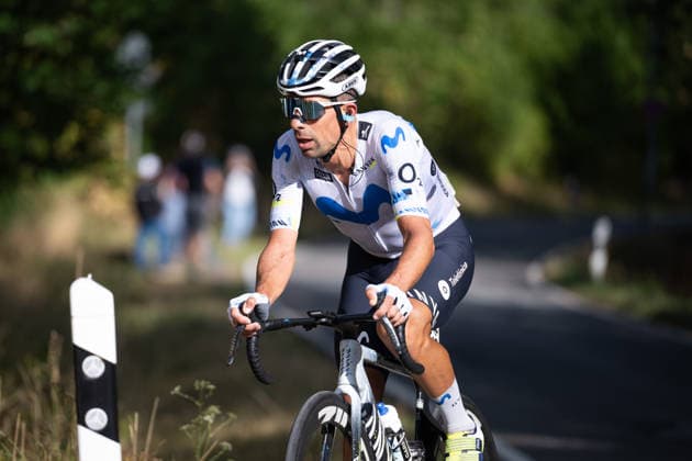 Lidl Deutschland Tour, Etappe 3, 22.08.2026 Nelson Oliveira (POR, Movistar Team) Bad Dürkheim Germany *** Lidl Germany Tour, Stage 3, August 22, 2026 Nelson Oliveira (POR), Movistar Team Bad Dürkheim, Germany Copyright: xCarlaxHilgerx