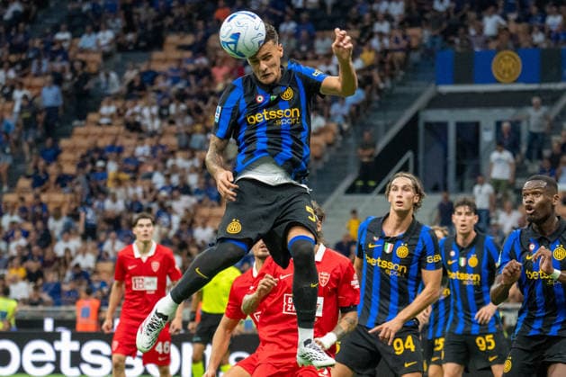 SOCCER - Serie A - Inter - FC Internazionale vs. AC Monza Photo by IPA ABACAPRESS.COM87703775 - Aleksandar Stankovic during the Serie A match between FC Internazionale and AC Monza at Stadio Giuseppe Meazza in Milan, Italy, on August 22, 2026. Milan Italy  Copyright: xIPAxSport ABACAx