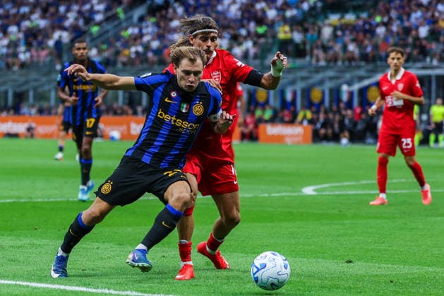 SOCCER - Serie A - Inter - FC Internazionale vs. AC Monza Photo by IPA ABACAPRESS.COM87704048 - Nicolo Barella of FC Internazionale in action during a 2026–27 Serie A soccer match between FC Internazionale and AC Monza Milan Italy  Copyright: xIPAxSport ABACAx