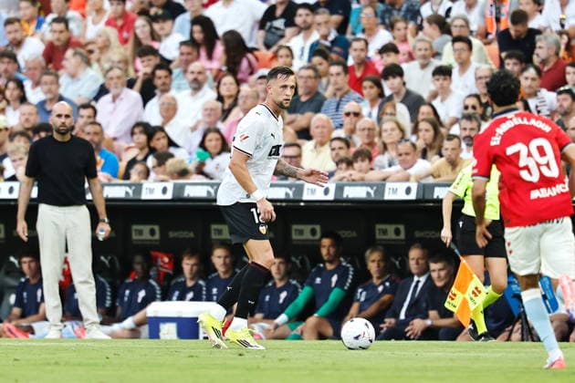 Justin de Haas (Valencia), AUGUST 22, 2026 - Football Soccer : Spanish LaLiga EA Sports match between Valencia CF - RC Celta de Vigo at the Estadio Campo de Mestalla in Valencia, Spain. Noxthirdxpartyxsales  aflo_342271980 MutsuxKawamorix