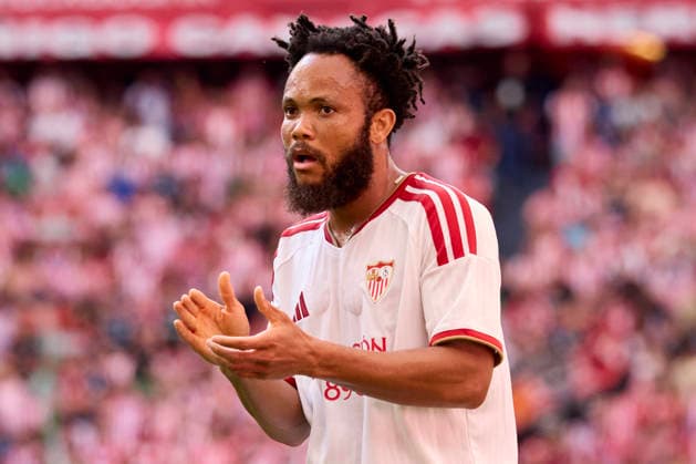 Athletic Club de Bilbao v Sevilla FC - LaLiga EA Sports 2026 27 BILBAO, SPAIN - AUGUST 22: Chidera Ejuke of Sevilla looks on during the LaLiga EA Sports 2026 27 match between Athletic Club de Bilbao and Sevilla FC at Estadio de San Mames on August 22, 2026 in Bilbao, Spain. (Photo by Marcos Calvo Photo Players Images Magara Press) Bilbao Estadio San Mames Spain Copyright: xMarcosxCalvox