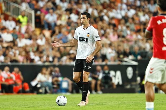 Cesar Tarrega (Valencia), AUGUST 22, 2026 - Football Soccer : Spanish LaLiga EA Sports match between Valencia CF - RC Celta de Vigo at the Estadio Campo de Mestalla in Valencia, Spain. Noxthirdxpartyxsales  aflo_342273461 MutsuxKawamorix