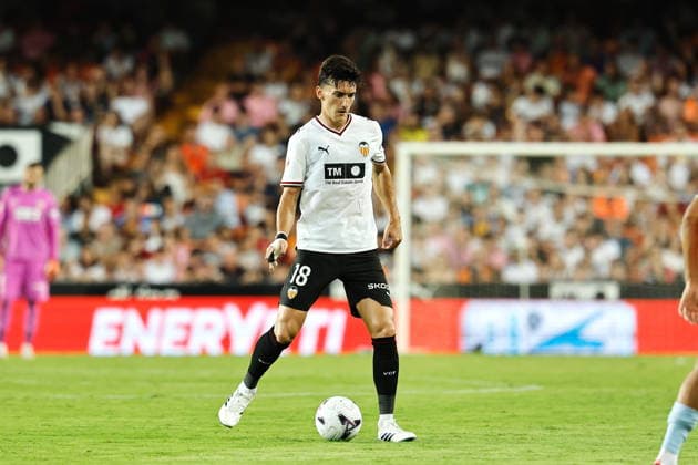 Pepelu (Valencia), AUGUST 22, 2026 - Football Soccer : Spanish LaLiga EA Sports match between Valencia CF - RC Celta de Vigo at the Estadio Campo de Mestalla in Valencia, Spain. Noxthirdxpartyxsales  aflo_342273515 MutsuxKawamorix