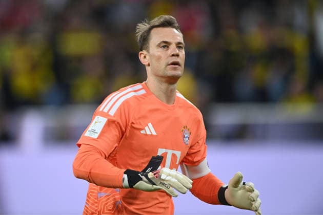 Torwart Manuel NEUER (M) halbe Figur, Halbfigur, halber Koerper, Einzelbild, angeschnittenes Einzelmotiv, Fussball DFL Franz Beckenbauer Supercup 2026 Borussia Dortmund - FC Bayern Muenchen 1-2 am 22.08.2026 in Dortmund Deutschland. DFL regulations prohibit any use of photographs as image sequences and or quasi-video Â *** Goalkeeper Manuel NEUER M half-figure, half-body, single image, cropped single shot, Soccer DFL Franz Beckenbauer Super Cup 2026 Borussia Dortmund FC Bayern Munich 1–2 on August 22, 2026, in Dortmund, Germany. DFL regulations prohibit any use of photographs as image sequences and or quasi-video.