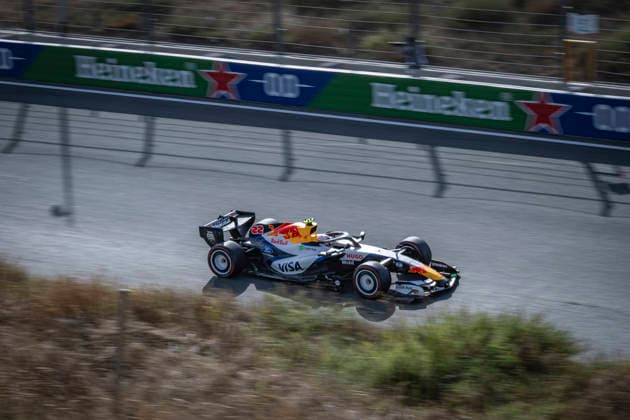 RECORD DATE NOT STATED 22nd August 2026; Circuit Zandvoort, Zandvoort, North Holland, Netherlands; Formula 1 Heineken Dutch Grand Prix 2026; Sprint Race and Qualifying Day; Yuki Tsunoda (22) of Japan and Visa Cash App Racing Bulls Formula One Team during Qualifying GodfreyxPitt