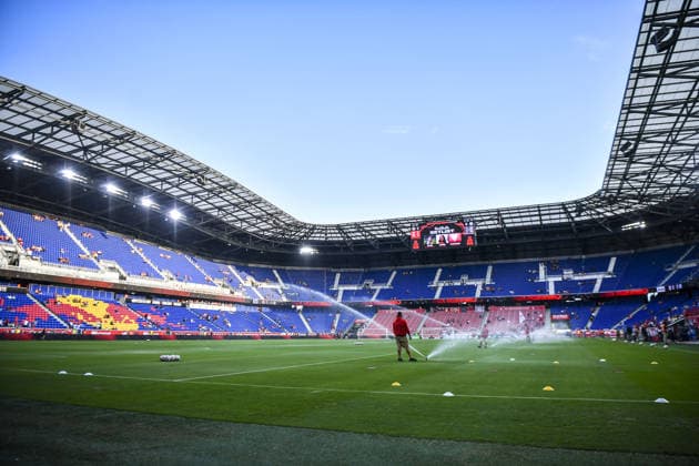Sports Illustrated Stadium before the Major League Soccer match between Red Bull New York and Chicago Fire FC at Sports Illustrated Stadium on August 22, 2026 in Harrison, NJ, United States.  Copyright: xRebekahxWynkoopx xSPPx Sportspressphoto_SPR212906
