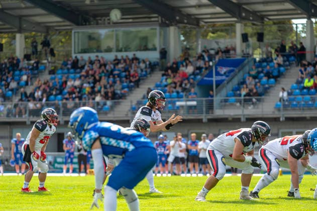 Dawson Herl (QB, Duesseldorf Panther, 12) GER, Allgaeu Comets vs Duesseldorf Panther, American Football, GFL, Saison 2026, Week 16, 22.08.2026 GER, Allgaeu Comets vs Duesseldorf Panther, American Football, GFL, Saison 2026, Week 16, 22.08.2026 Kempten *** Dawson Herl, QB, Düsseldorf Panthers, 12 GER, Allgäu Comets vs. Düsseldorf Panthers, American Football, GFL, 2026 Season, Week 16, August 22, 2026 GER, Allgäu Comets vs. Düsseldorf Panthers, American Football, GFL, 2026 Season, Week 16, August 22, 2026 Kempten Copyright: xEibner-Pressefoto FlorianxWolfx EP_FWF