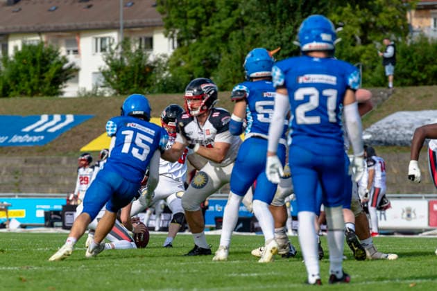 PAT von David Immel (K P, Duesseldorf Panther, 40) GER, Allgaeu Comets vs Duesseldorf Panther, American Football, GFL, Saison 2026, Week 16, 22.08.2026 GER, Allgaeu Comets vs Duesseldorf Panther, American Football, GFL, Saison 2026, Week 16, 22.08.2026 Kempten *** PAT by David Immel K P, Düsseldorf Panthers, 40 GER, Allgäu Comets vs. Düsseldorf Panthers, American Football, GFL, 2026 Season, Week 16, August 22, 2026 GER, Allgäu Comets vs. Düsseldorf Panthers, American Football, GFL, 2026 Season, Week 16, August 22, 2026 Kempten Copyright: xEibner-Pressefoto FlorianxWolfx EP_FWF