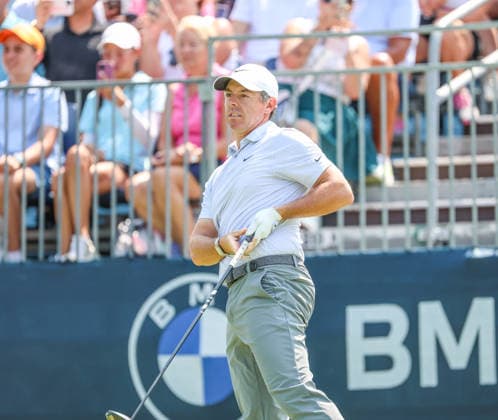 AUG 22, 2026: Rory McIlroy of the Northern Ireland tees off on the first hole during the third round of the BMW Championship at Bellerive Country Club in St. Louis, Missouri. CSM St. Louis United States - ZUMAc04_ 20260822_zma_c04_098 Copyright: xRomanxPunox