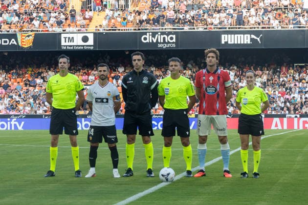 ESP: LaLiga EA Sports Valencia CF v Celta de Vigo during LaLiga EA Sports match between Valencia CF v Celta de Vigo played at Mestalla Stadium, Valencia on August 22 2026 in Spain Spain Soccer *** ESP LaLiga EA Sports: Valencia CF vs. Celta de Vigo during the LaLiga EA Sports match between Valencia CF and Celta de Vigo, played at Mestalla Stadium in Valencia on August 22, 2026, in Spain. Spanish Soccer Copyright: xAgenciaxLOFx