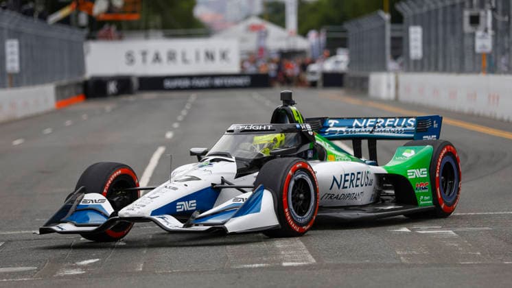 August 22, 2026: Mick Schumacher, driver of the 47 Rahal Letterman Lanigan Honda drives during practice for the NTT IndyCar, Indy Car, IRL, USA Series Freedom 250 on August 22, 2026 on the streets of Washington, DC. CSM Washington Dc USA - ZUMAc04_ 20260822_zma_c04_181 Copyright: xJustinxCooperx
