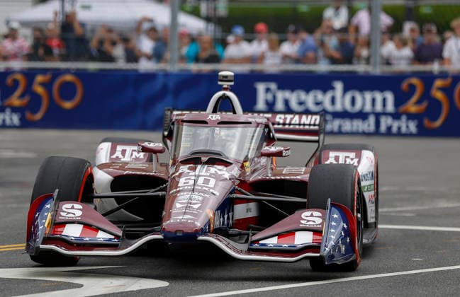 INDY 2026: Freedom 250 Grand Prix AUG 22 August 22, 2026: Felix Rosenqvist, driver of the 60 MSR Honda drives during practice for the NTT IndyCar, Indy Car, IRL, USA Series Freedom 250 on August 22, 2026 on the streets of Washington, DC. Justin Cooper CSM (Credit Image: Â Justin Cooper Cal Media) Washington Dc USA EDITORIAL USE ONLY Copyright: xx ZUMA-20260822_zma_c04_180.jpg JustinxCooperx csmphotothree513846