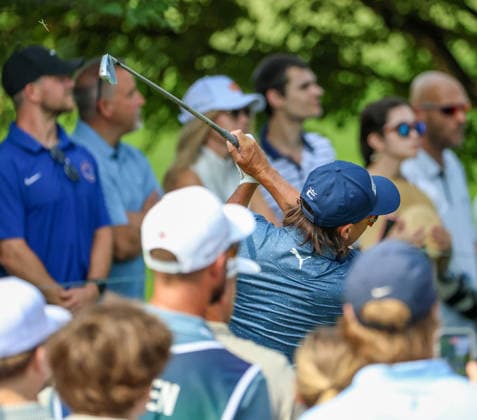 PGA, Golf Herren 2026: BMW Championship Aug 22 AUG 22, 2026: Rickie Fowler of the United States tees off on 6th hole during the third round of the BMW Championship at Bellerive Country Club in St. Louis, Missouri. Roman Puno CSM (Credit Image: Â Roman Puno Cal Media) St. Louis Missouri United States EDITORIAL USE ONLY Copyright: xx ZUMA-20260822_zma_c04_049.jpg RomanxPunox csmphotothree513727