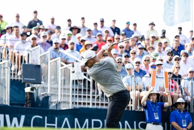 August 22, 2026, St. Louis, Missouri, USA: ALEX NOREN hits a tee shot on the first hole during Round 3 of the BMW Championship at Bellerive Country Club. St. Louis USA - ZUMAw173 20260822_zsp_w173_092 Copyright: xLukexWelshx