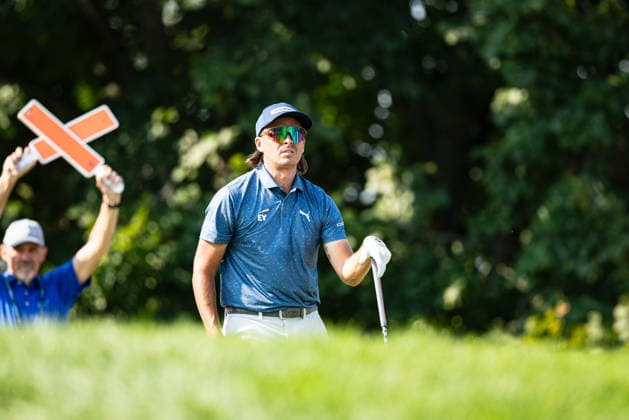 August 22, 2026, St. Louis, Missouri, USA: RICKIE FOWLER looks on before teeing off on Hole 2 during Round 3 of the BMW Championship at Bellerive Country Club. St. Louis USA - ZUMAw173 20260822_zsp_w173_058 Copyright: xLukexWelshx