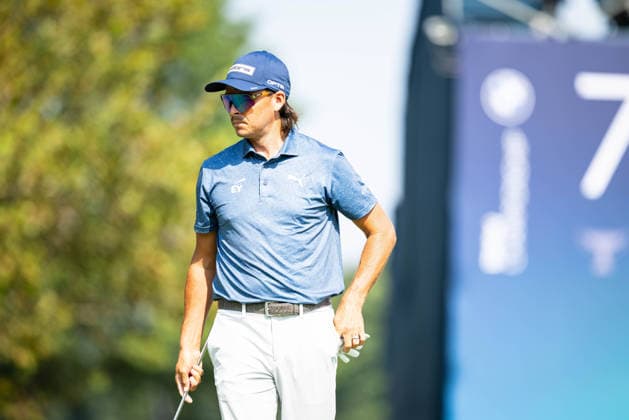 August 22, 2026, St. Louis, Missouri, USA: RICKIE FOWLER looks on at the seventh hole green during Round 3 of the BMW Championship at Bellerive Country Club. St. Louis USA - ZUMAw173 20260822_zsp_w173_051 Copyright: xLukexWelshx