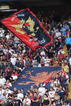 Serie A football match 2026 27 season: Genoa vs. Napoli supporters of FC Genoa During the match played on August 22, 2026, at the Luigi Ferraris Stadium in Genoa part of the 2026 27 Serie A Italian football championship between FC Genoa and SSC Napoli. GENOVA stadio Luigi Ferraris Liguria ITALIA Copyright: xFABIOxSASSOxFabioxSassox 7V8A3534