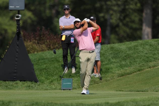 August 22, 2026, U.S.: Scottie Scheffler hits a tee shot at the BMW Championship on August 22, 2026 at Bellerive Country Club in St. Louis, Missouri. U.S. - ZUMAn332 20260822_zsp_n332_043 Copyright: xTaylorxNickersonx