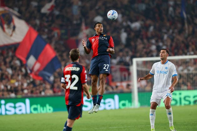 Serie A football match 2026 27 season: Genoa vs. Napoli Alessandro Marcandalli of FC Genoa During the match played on August 22, 2026, at the Luigi Ferraris Stadium in Genoa part of the 2026 27 Serie A Italian football championship between FC Genoa and SSC Napoli. GENOVA stadio Luigi Ferraris Liguria ITALIA Copyright: xFABIOxSASSOxFabioxSassox 7V8A4301