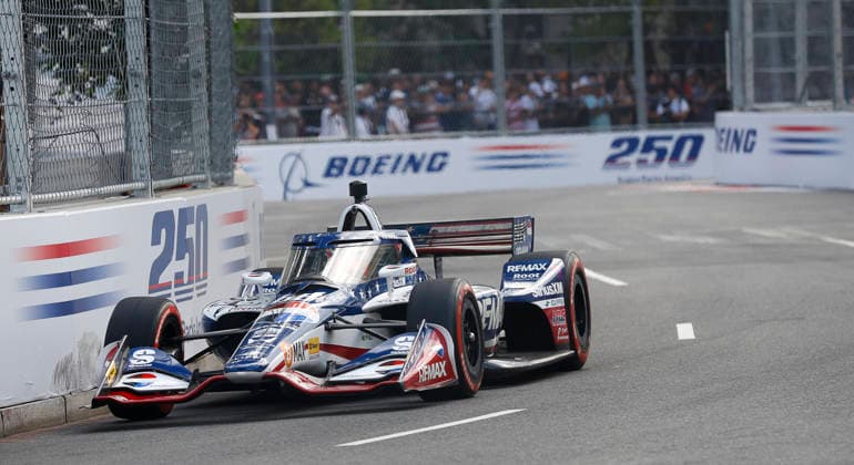 August 22, 2026: Marcus Armstrong, driver of the 66 MSR Honda drives during qualifying for the NTT IndyCar, Indy Car, IRL, USA Series Freedom 250 on August 22, 2026 on the streets of Washington, DC. CSM Washington Dc USA - ZUMAc04_ 20260822_zma_c04_267 Copyright: xJustinxCooperx
