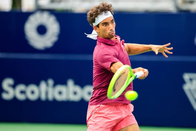 CANCUN COUNTRY OPEN 2026 CANCUN COUNTRY OPEN 2026 HUBERT HURKACZ VS MOEZ ECHARGUI 22082026 CANCUN, QUINTANA ROO. Action photo of Moez Echrgui of Turkey, during singles semifinal game of the Cancun Country Open 2026 Tennis 125 Challenger tournament held at the Cancun Country Club of Cancun, Quintana Roo, Mexico. Foto de accion de Moez Echrgui de Turquia, durante juego semifinal de singles del Cancun Country Open 2026 ATP, Tennis Herren Tennis 125 Challenger que se celebra en el Cancun Country Club de Cancun, Quintana Roo, Mexico. PHOTO BY IMAGENSHOP AGENCIA FOTOGRAFICA CANCUN QUINTANA ROO MEXICO *** CANCUN COUNTRY OPEN 2026 CANCUN COUNTRY OPEN 2026 HUBERT HURKACZ VS MOEZ ECHARGUI 08 22 2026 CANCUN, QUINTANA ROO Action photo of Moez Echrgui of Turkey during the singles semifinal match of the 2026 Cancun Country Open Tennis 125 Challenger tournament held at the Cancun Country Club in Cancun, Quintana Roo, Mexico Action photo of Moez Echrgui of Turkey, during the singles semifinal match of the 2026 Cancun Country Open ATP Tennis 125 Challenger tournament held at the Cancun Country Club in Cancun, Quintana Roo, Mexico PHOTO BY IMAGENSHOP PHOTO AGENCY CANCUN QUINTANA ROO MEXICO Copyright: xIMAGENSHOPxAGENCIAxFOTOGRAFICAx