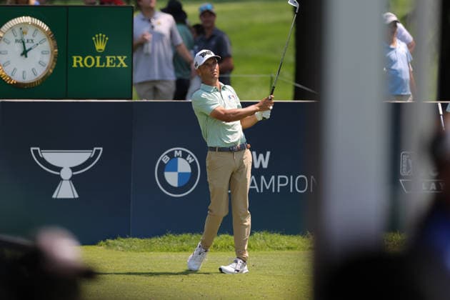 August 22, 2026, U.S.: Eric Cole hits a tee shot at the BMW Championship on August 22, 2026 at Bellerive Country Club in St. Louis, Missouri. U.S. - ZUMAn332 20260822_zsp_n332_031 Copyright: xTaylorxNickersonx