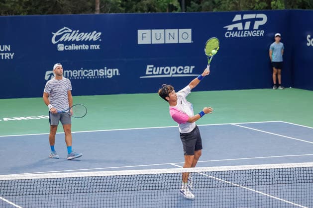 CANCUN COUNTRY OPEN 2026 CANCUN COUNTRY OPEN 2026 SRIRAM BALAJI ANIRUDH CHANDRASEKAR VS SANTIAGO GONZALEZ7RAY HO 22082026 CANCUN, QUINTANA ROO. Action photo of Sebastian Gonzalez and Ray Ho, during doubles semifinal game of the Cancun Country Open 2026 Tennis 125 Challenger tournament held at the Cancun Country Club of Cancun, Quintana Roo, Mexico. Foto de accion de Sebastian Gonzalez y Ray Ho, durante juego semifinal de dobles del Cancun Country Open 2026 ATP125 Challenger que se celebra en el Cancun Country Club de Cancun, Quintana Roo, Mexico. PHOTO BY IMAGENSHOP AGENCIA FOTOGRAFICA CANCUN QUINTANA ROO MEXICO *** CANCUN COUNTRY OPEN 2026 CANCUN COUNTRY OPEN 2026 SRIRAM BALAJI ANIRUDH CHANDRASEKAR VS. SANTIAGO GONZALEZ AND RAY HO August 22, 2026, CANCUN, QUINTANA ROO Action photo of Sebastian Gonzalez and Ray Ho during the doubles semifinal match of the 2026 Cancun Country Open Tennis 125 Challenger tournament held at the Cancun Country Club in Cancun, Quintana Roo, Mexico Action photo of Sebastian Gonzalez and Ray Ho, during the doubles semifinal match of the 2026 Cancun Country Open ATP125 Challenger, held at the Cancun Country Club in Cancun, Quintana Roo, Mexico. PHOTO BY IMAGENSHOP PHOTO AGENCY, CANCUN, QUINTANA ROO, MEXICO Copyright: xIMAGENSHOPxAGENCIAxFOTOGRAFICAx