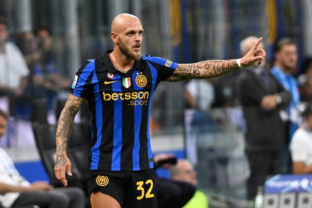 FEDERICO DIMARCO, Inter, Serie A 2026-27, Inter-Monza 4-1, azione, action, single shot, gesti SERIE A 2026-27 INTER-MONZA 4-1