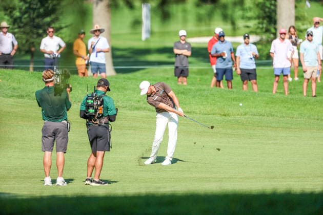 PGA, Golf Herren 2026: BMW Championship Aug 22 AUG 22, 2026: Wyndham Clark of the United States third shot from the fairway during the third round of the BMW Championship at Bellerive Country Club in St. Louis, Missouri. Roman Puno CSM (Credit Image: Â Roman Puno Cal Media) St. Louis Missouri United States EDITORIAL USE ONLY Copyright: xx ZUMA-20260822_zma_c04_202.jpg RomanxPunox csmphotothree513888
