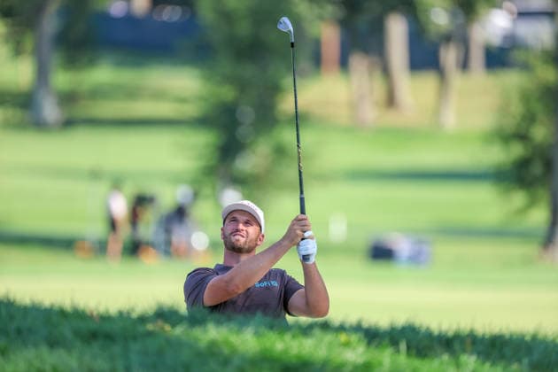 PGA, Golf Herren 2026: BMW Championship Aug 22 AUG 22, 2026: Wyndham Clark of the United States second shot from the bunker on the 18th hole during the third round of the BMW Championship at Bellerive Country Club in St. Louis, Missouri. Roman Puno CSM (Credit Image: Â Roman Puno Cal Media) St. Louis Missouri United States EDITORIAL USE ONLY Copyright: xx ZUMA-20260822_zma_c04_197.jpg RomanxPunox csmphotothree513878