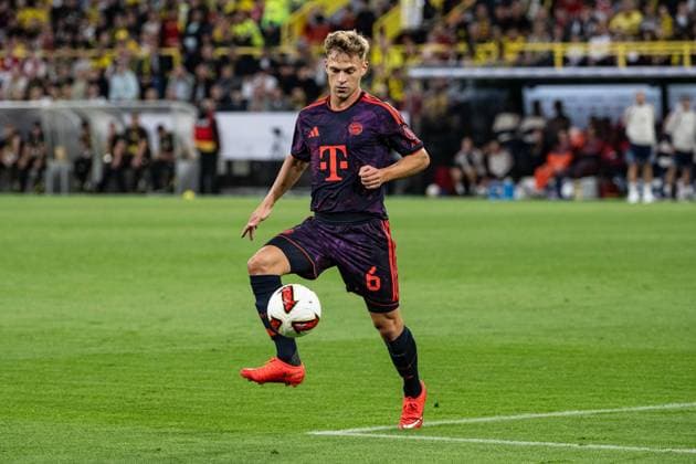 Joshua Kimmich 6 (FC Bayern Muenchen), Borussia Dortmund vs. FC Bayern Muenchen, Fussball, Franz Beckenbauer Supercup, 22.08.2026 DFB regulations prohibit any use of photographs as image sequences and or quasi-video Dortmund Nordrhein-Westfalen Deutschland *** Joshua Kimmich 6 FC Bayern Munich, Borussia Dortmund vs. FC Bayern Munich, Soccer, Franz Beckenbauer Super Cup, August 22, 2026. DFB regulations prohibit any use of photographs as image sequences and or quasi-video. Dortmund, North Rhine-Westphalia, Germany Copyright: xkolbert-press MarcxNiemeyerx