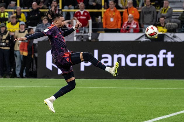 Michael Olise 17 (FC Bayern Muenchen), Borussia Dortmund vs. FC Bayern Muenchen, Fussball, Franz Beckenbauer Supercup, 22.08.2026 DFB regulations prohibit any use of photographs as image sequences and or quasi-video Dortmund Nordrhein-Westfalen Deutschland *** Michael Olise, 17, FC Bayern Munich; Borussia Dortmund vs. FC Bayern Munich; soccer; Franz Beckenbauer Super Cup; August 22, 2026. DFB regulations prohibit any use of photographs as image sequences and or quasi-video. Dortmund, North Rhine-Westphalia, Germany Copyright: xkolbert-press MarcxNiemeyerx