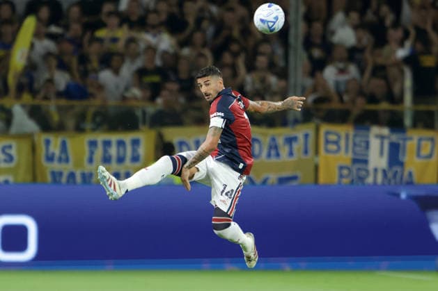 ALESSANDRO DEIOLA, Cagliari, Serie A, 2026-27, Parma vs Cagliari 0-1, 22-08-2026, Azione, Action, Single shot SERIE A 2026-27 PARMA-CAGLIARI 0-1