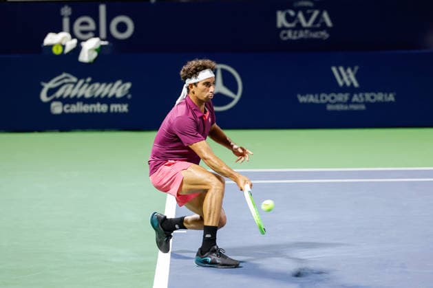 CANCUN COUNTRY OPEN 2026 CANCUN COUNTRY OPEN 2026 HUBERT HURKACZ VS MOEZ ECHARGUI 22082026 CANCUN, QUINTANA ROO. Action photo of Moez Echargui of Turkey, during singles semifinal game of the Cancun Country Open 2026 Tennis 125 Challenger tournament held at the Cancun Country Club of Cancun, Quintana Roo, Mexico. Foto de accion de Moez Echargui de Turquia durante juego semifinal de singles del Cancun Country Open 2026 ATP, Tennis Herren Tennis 125 Challenger que se celebra en el Cancun Country Club de Cancun, Quintana Roo, Mexico. PHOTO BY IMAGENSHOP AGENCIA FOTOGRAFICA CANCUN QUINTANA ROO MEXICO *** CANCUN COUNTRY OPEN 2026 CANCUN COUNTRY OPEN 2026 HUBERT HURKACZ VS MOEZ ECHARGUI 08 22 2026 CANCUN, QUINTANA ROO Action photo of Moez Echargui of Turkey during the singles semifinal match of the 2026 Cancun Country Open Tennis 125 Challenger tournament held at the Cancun Country Club in Cancun, Quintana Roo, Mexico Action photo of Moez Echargui of Turkey during the singles semifinal match of the Cancun Country Open 2026 ATP, Tennis 125 Challenger tournament held at the Cancun Country Club in Cancun, Quintana Roo, Mexico PHOTO BY IMAGENSHOP PHOTO AGENCY CANCUN QUINTANA ROO MEXICO Copyright: xIMAGENSHOPxAGENCIAxFOTOGRAFICAx