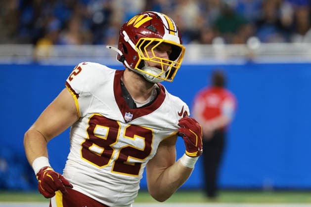 Washington Commanders vs Detroit Lions DETROIT,MICHIGAN-AUGUST 22: Tight end Ben Sinnott 82 of the Washington Commanders is seen during the first half of an NFL, American Football Herren, USA preseason football game between the Washington Commanders and the Detroit Lions in Detroit, Michigan USA, on Saturday, August 22, 2026 Detroit Michigan United States  Copyright: xJorgexLemusx originalFilename:lemus-washingt260822_npl1m.jpg