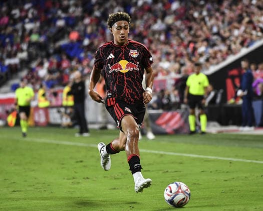 Julian Hall (Red Bull New York) during the Major League Soccer match between Red Bull New York and Chicago Fire FC at Sports Illustrated Stadium on August 22, 2026 in Harrison, NJ, United States.  Copyright: xRebekahxWynkoopx xSPPx Sportspressphoto_SPR212922