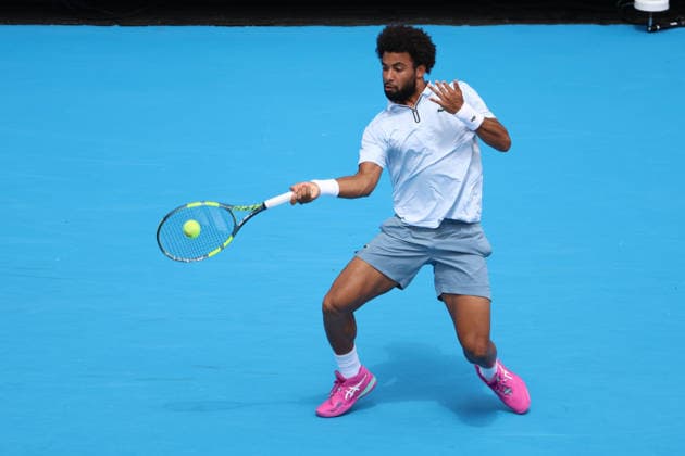 August 22, 2026, Mason, Oh, USA: Cincinnati Open Tennis 2026 - Arthur Fils plays a ball against Flavio Cobolli in the Cincinnati Open Tennis Tournament held in Mason OH. 2026 08 22. ZUMAPress Mason USA - ZUMAn24_ 20260822_zaf_n24_083 Copyright: xWallyxNellx