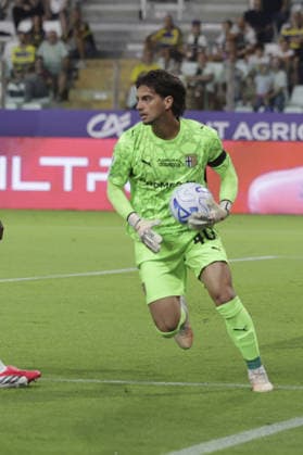 IPA87712808 - Edoardo Corvi of Parma AC during the Parma Calcio vs. Cagliari Calcio match in the 2026-27 Enilive Serie A season at the Ennio Tardini Stadium in Parma (PR), Italy, on August 22, 2026.  Copyright: xDavidexCasentini IPAxSportx xx 87712808