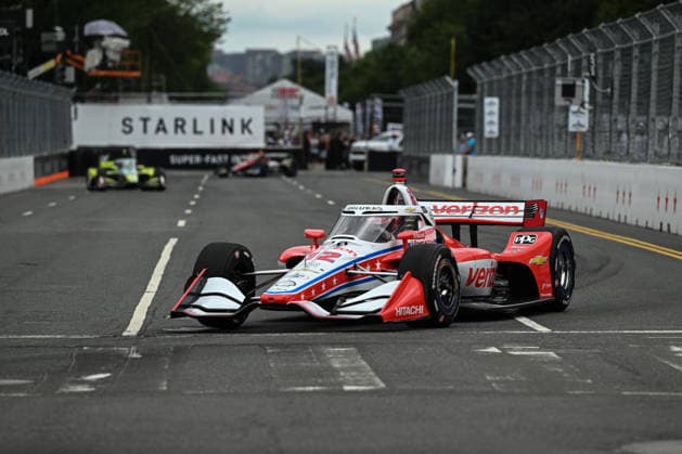 Washington, DC hosts inaugural Freedom 250 Grand Prix weekend WASHINGTON, D.C., UNITED STATES - AUGUST 22: David Malukas, driver of the 12 Team Penske Chevrolet drives during practice for the NTT IndyCar, Indy Car, IRL, USA SERIES Freedom 250 practice session in Washington, D.C., on August 22, 2026. U.S. President Donald Trump established the Freedom 250 Grand Prix weekend as part of the yearlong celebration marking the 250th anniversary of the United States. Mehmet Eser Anadolu District of Columbia United States. Editorial use only. Please get in touch for any other usage.  Copyright: x2026xAnadoluxMehmetxEserx