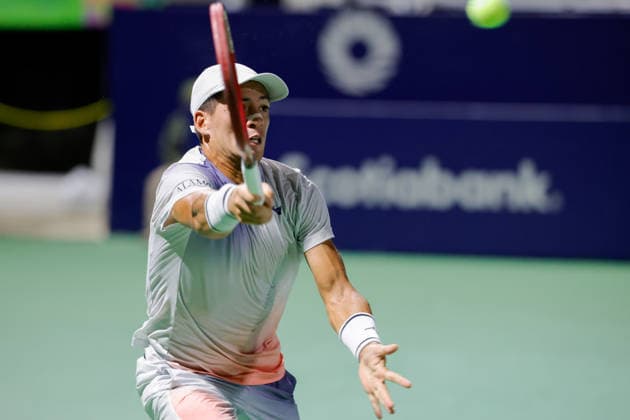 CANCUN COUNTRY OPEN 2026 CANCUN COUNTRY OPEN 2026 SEBASTIAN BAEZ VS LLOYD HARRIS 22082026 CANCUN, QUINTANA ROO. Action photo of Sebastian Baez of Argentina during singles semifinal match of the Cancun Country Open 2026 Tennis 125 Challenger tournament held at the Cancun Country Club of Cancun, Quintana Roo, Mexico. Foto de accion de Sebastian Baez de Argentina durante juego semifinal de singles del Cancun Country Open 2026 ATP, Tennis Herren Tennis 125 Challenger que se celebra en el Cancun Country Club de Cancun, Quintana Roo, Mexico. PHOTO BY IMAGENSHOP AGENCIA FOTOGRAFICA CANCUN QUINTANA ROO MEXICO *** CANCUN COUNTRY OPEN 2026 CANCUN COUNTRY OPEN 2026 SEBASTIAN BAEZ VS LLOYD HARRIS 08 22 2026 CANCUN, QUINTANA ROO Action photo of Sebastian Baez of Argentina during the singles semifinal match of the 2026 Cancun Country Open Tennis 125 Challenger tournament held at the Cancun Country Club in Cancun, Quintana Roo, Mexico Action photo of Sebastian Baez of Argentina during the singles semifinal match of the 2026 Cancun Country Open ATP, Tennis 125 Challenger, held at the Cancun Country Club in Cancun, Quintana Roo, Mexico PHOTO BY IMAGENSHOP PHOTO AGENCY CANCUN QUINTANA ROO MEXICO Copyright: xIMAGENSHOPxAGENCIAxFOTOGRAFICAx