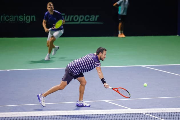 CANCUN COUNTRY OPEN 2026 CANCUN COUNTRY OPEN 2026 IVAN LIUTAREVICH MIGUEL REYES VARELA VS LUIS CARLOS ALVAREZ ALAN MAGADAN 22082026 CANCUN, QUINTANA ROO. Action photo of Ivan Liutarevich and Miguel Reyes Varela during doubles semifinal match of the Cancun Country Open 2026 Tennis 125 Challenger tournament held at the Cancun Country Club of Cancun, Quintana Roo, Mexico. Foto de accion de Ivan Liutarevich and Miguel Reyes Varela durante juego semifinal de dobles del Cancun Country Open 2026 ATP125 Challenger que se celebra en el Cancun Country Club de Cancun, Quintana Roo, Mexico. PHOTO BY IMAGENSHOP AGENCIA FOTOGRAFICA CANCUN QUINTANA ROO MEXICO *** CANCUN COUNTRY OPEN 2026 CANCUN COUNTRY OPEN 2026 IVAN LIUTAREVICH MIGUEL REYES VARELA VS. LUIS CARLOS ALVAREZ ALAN MAGADAN 08 22 2026 CANCUN, QUINTANA ROO Action photo of Ivan Liutarevich and Miguel Reyes Varela during the doubles semifinal match of the 2026 Cancun Country Open ATP 125 Challenger tournament held at the Cancun Country Club in Cancun, Quintana Roo, Mexico Action photo of Ivan Liutarevich and Miguel Reyes Varela during the doubles semifinal match of the 2026 Cancun Country Open ATP125 Challenger tournament held at the Cancun Country Club in Cancun, Quintana Roo, Mexico PHOTO BY IMAGENSHOP PHOTO AGENCY CANCUN QUINTANA ROO MEXICO Copyright: xIMAGENSHOPxAGENCIAxFOTOGRAFICAx