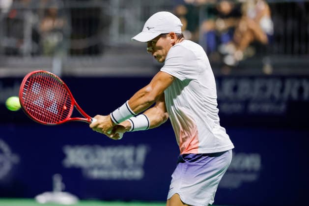 CANCUN COUNTRY OPEN 2026 CANCUN COUNTRY OPEN 2026 SEBASTIAN BAEZ VS LLOYD HARRIS 22082026 CANCUN, QUINTANA ROO. Action photo of Sebastian Baez of Argentina during singles semifinal match of the Cancun Country Open 2026 Tennis 125 Challenger tournament held at the Cancun Country Club of Cancun, Quintana Roo, Mexico. Foto de accion de Sebastian Baez de Argentina durante juego semifinal de singles del Cancun Country Open 2026 ATP, Tennis Herren Tennis 125 Challenger que se celebra en el Cancun Country Club de Cancun, Quintana Roo, Mexico. PHOTO BY IMAGENSHOP AGENCIA FOTOGRAFICA CANCUN QUINTANA ROO MEXICO *** CANCUN COUNTRY OPEN 2026 CANCUN COUNTRY OPEN 2026 SEBASTIAN BAEZ VS LLOYD HARRIS 08 22 2026 CANCUN, QUINTANA ROO Action photo of Sebastian Baez of Argentina during the singles semifinal match of the 2026 Cancun Country Open Tennis 125 Challenger tournament held at the Cancun Country Club in Cancun, Quintana Roo, Mexico Action photo of Sebastian Baez of Argentina during the singles semifinal match of the 2026 Cancun Country Open ATP, Tennis 125 Challenger, held at the Cancun Country Club in Cancun, Quintana Roo, Mexico PHOTO BY IMAGENSHOP PHOTO AGENCY CANCUN QUINTANA ROO MEXICO Copyright: xIMAGENSHOPxAGENCIAxFOTOGRAFICAx