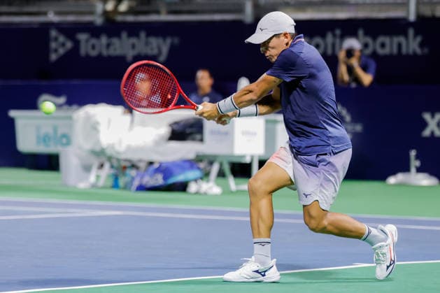 CANCUN COUNTRY OPEN 2026 CANCUN COUNTRY OPEN 2026 SEBASTIAN BAEZ VS LLOYD HARRIS 22082026 CANCUN, QUINTANA ROO. Action photo of Sebastian Baez of Argentina during singles semifinal match of the Cancun Country Open 2026 Tennis 125 Challenger tournament held at the Cancun Country Club of Cancun, Quintana Roo, Mexico. Foto de accion de Sebastian Baez de Argentina durante juego semifinal de singles del Cancun Country Open 2026 ATP, Tennis Herren Tennis 125 Challenger que se celebra en el Cancun Country Club de Cancun, Quintana Roo, Mexico. PHOTO BY IMAGENSHOP AGENCIA FOTOGRAFICA CANCUN QUINTANA ROO MEXICO *** CANCUN COUNTRY OPEN 2026 CANCUN COUNTRY OPEN 2026 SEBASTIAN BAEZ VS LLOYD HARRIS 08 22 2026 CANCUN, QUINTANA ROO Action photo of Sebastian Baez of Argentina during the singles semifinal match of the 2026 Cancun Country Open Tennis 125 Challenger tournament held at the Cancun Country Club in Cancun, Quintana Roo, Mexico Action photo of Sebastian Baez of Argentina during the singles semifinal match of the 2026 Cancun Country Open ATP, Tennis 125 Challenger, held at the Cancun Country Club in Cancun, Quintana Roo, Mexico PHOTO BY IMAGENSHOP PHOTO AGENCY CANCUN QUINTANA ROO MEXICO Copyright: xIMAGENSHOPxAGENCIAxFOTOGRAFICAx